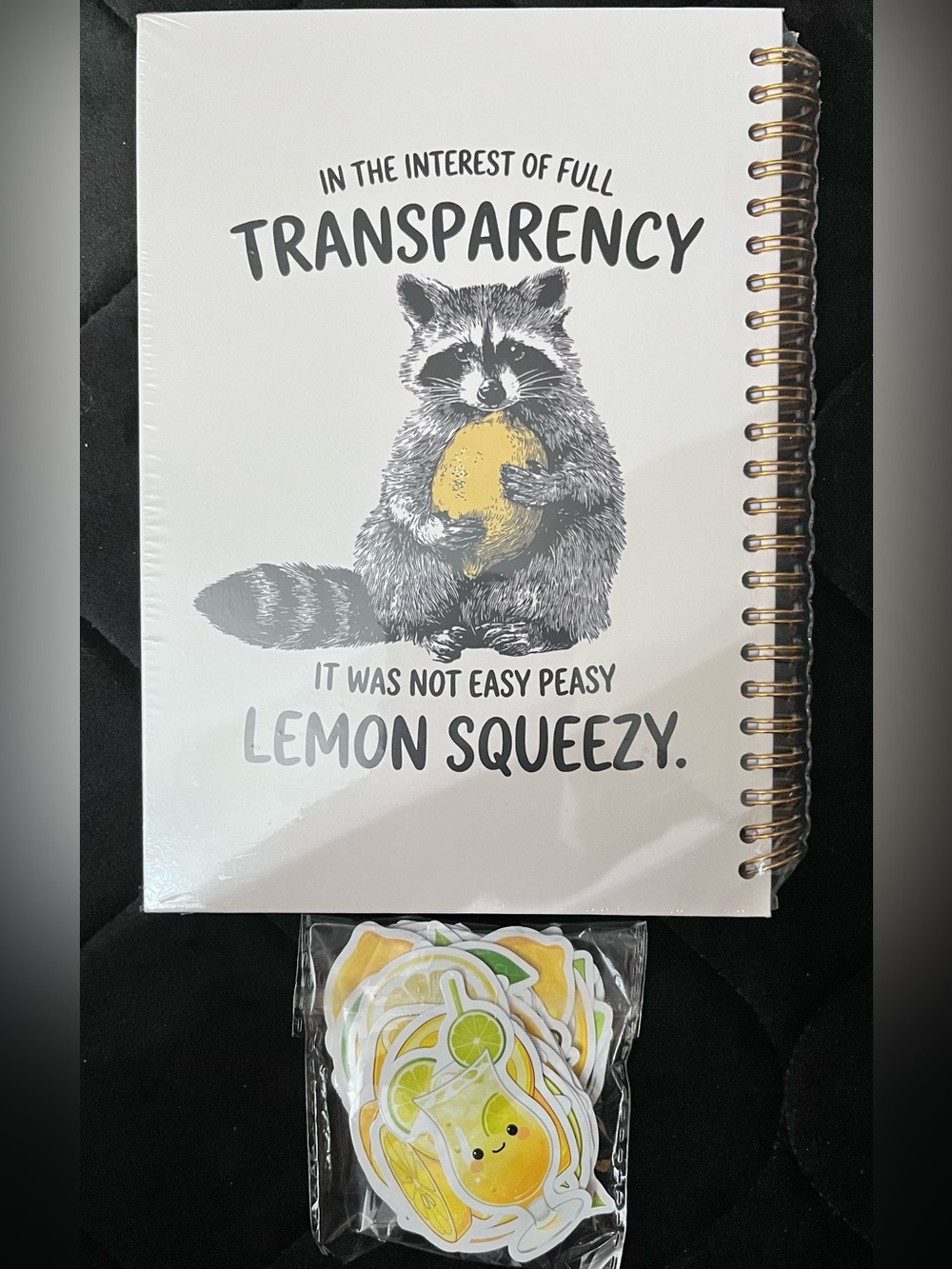 Funny & Cute Lemon Stationery Set
